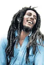  ??  ?? Bob Marley, one of the world’s best-selling artistes of all time.