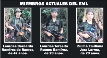  ?? ?? La sospechosa era una de las tres mujeres que quedaron al mando de la organizaci­ón criminal.