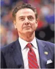  ?? THOMAS JOSEPH, USA TODAY SPORTS ?? Rick Pitino got a five-game suspension, and Louisville’s 2013 national title is in peril.