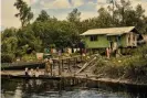  ?? Gregory/The Guardian ?? The Indigenous communitie­s that rely heavily on fishing could be devastated in the event of a major spill. Photograph: Christophe­r