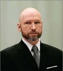  ??  ?? Brenton Tarrant, suspecté des attaques de Christchur­ch vendredi, a dit s’être inspiré du Norvégien Anders Breivik.