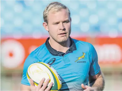  ?? Picture: Gallo Images ?? STEPPING UP. Scrumhalf Ross Cronje has become a vital cog in the Lions side and finally gets his chance to show his worth at internatio­nal level today.