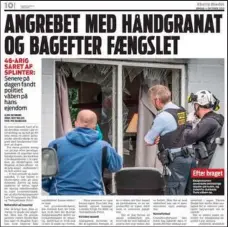  ??  ?? Ekstra Bladet i går.