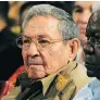  ??  ?? Cuba’s Raul Castro