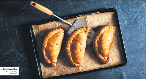  ?? The Cornish Pasty
Associatio­n ?? Cornish pasties