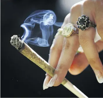  ?? CHRIS JACKSON/GETTY IMAGES ?? Experts expect workplace incidents to increase once marijuana use is legalized a year from now and as the number of medical users grows. Employers have many questions and concerns as regulation­s have yet to be written for the Cannabis Act, introduced...