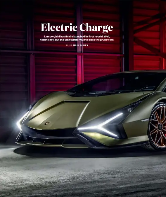 Lamborghini Sian: The Truth Behind It - GQ Middle East