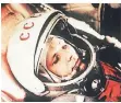  ?? FOTO: DPA ?? Juri Gagarin kurz vor dem Start zum ersten Weltraumfl­ug.