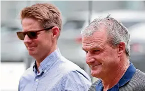  ?? GETTY IMAGES ?? Darren Weir, right, arrives for the hearing with fellow accused Jarrod Mclean.