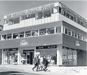  ??  ?? Alex Smith’s store pictured in 1969.