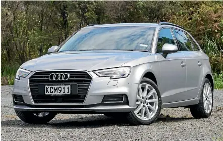  ??  ?? Audi’s 1.4-litre A3 range has been consolidat­ed into a single sub-$50k model.