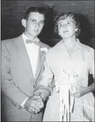  ??  ?? Gene and Rosetta Calvert on their wedding day, Sept. 19, 1953