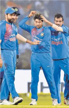  ?? PTI ?? Kuldeep Yadav and Yuzvendra Chahal will have key roles to play in second T20 in Indore on Friday.