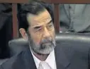  ??  ?? STYRTET: Saddam Hussein ble styrtet.