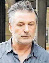  ?? FOTO AFP ?? Alec Baldwin también hirió al director