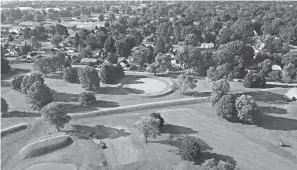  ?? DORAL CHENOWETH/COLUMBUS DISPATCH ?? The architectu­ral designs for the Newark Earthworks were created by the indigenous people of the Hopewell culture.