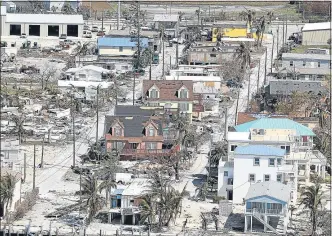  ??  ?? Hurricane Irma wreaked havoc as it tore through Florida