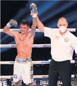  ??  ?? Winning feeling Mckeown is 4-0 in bouts since turning profession­al