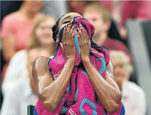  ?? Picture: AFP ?? Venus Williams sought to make history at Wimbledony­esterday but it wasnot to be as she lost to SpaniardGa­rbine Muguruza.