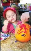  ?? SUBMITTED PHOTO ?? Pumpkin painting is one of the many kid-friendly activities available at the Hay Creek Apple Festival.