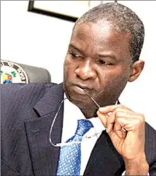  ??  ?? Fashola