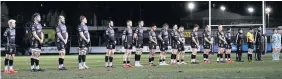  ??  ?? A minute’s silence was held at the Dragons v Leinster match for Ross Mohring