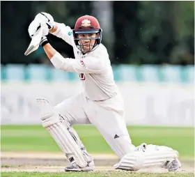  ??  ?? England potential: Surrey captain Rory Burns in action against Worcesters­hire