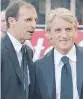  ?? ANSA ?? Allegri e Mancini