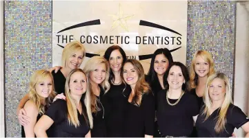  ??  ?? The helpful team at the Cosmetic Dentists of Austin.