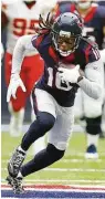  ?? Karen Warren / Houston Chronicle ?? The Texans hope to work out a contract extension with DeAndre Hopkins.