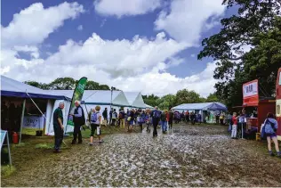  ??  ?? The 2019 Birdfair was certainly a memorable affair and possibly the first time it lived up to the comparison with Glastonbur­y.