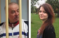  ??  ?? Elizabeth Day DARK ARTS: There are marked similariti­es between the attack on Sergei and Yulia Skripal (above) in Salisbury and the 2006 murder of Alexander Litvinenko (below)