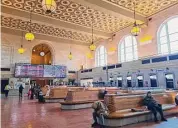  ?? Chatwan Mongkol/Hearst Connecticu­t Media ?? The seating area at Union Station in New Haven has been reopened after discovery of bedbugs prompted its closure.