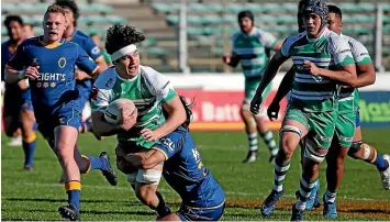  ?? GETTY IMAGES ?? Loose forward Tyler Laubscher has made a strong impression in this year’s Mitre 10 Cup.