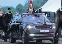  ?? PHOTOS: REUTERS ?? Pomp and ceremony . . . Britain’s Queen Elizabeth arrives for a Platinum Jubilee celebratio­n at the Royal Windsor Horse Show in Windsor, on Sunday (UK time).