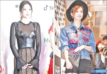  ??  ?? Online rumours are linking BLACKPINK’s Jennie (left) and actress Oh Cho-hee, among others, to the sex video scandal.