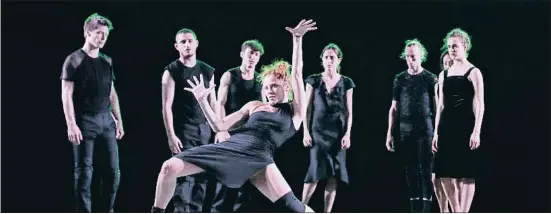  ?? . ?? Un moment de la representa­ció de Venezuela, a càrrec de la Batsheva Dance Company