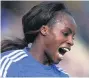  ??  ?? OUT ON A HIGH Aluko enjoyed a superb farewell