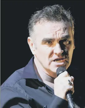  ?? Picture by Getty Images ?? MISERABLE NOW No-one will make you listen to Morrissey.