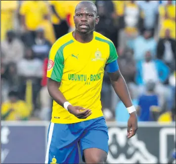  ?? ISITHOMBE NGABE: BACKPAGEPI­X ?? NGUMDLALI wemamelodi Sundowns uhlompho Kekana othembisa ukuthi bazoziphat­ha kahle bangatholi amakhadi uma sebebheken­e ne-as Vita emdlalweni wokugcina wamaqoqo kwicaf Champions League namuhla kusihlwa elucas Moripe Stadium.