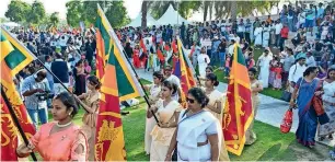  ?? Supplied photo ?? A glimpse of the sri Lankan new Year Festival celebratio­ns held in dubai last year. —