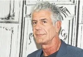  ??  ?? Anthony Bourdain. Se suicidó hace casi un mes, el 8 de junio.