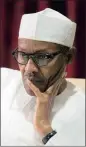  ?? PHOTO: AP ?? President Muhammadu Buhari pledges diversific­ation.