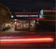  ?? (Washington Post/Libby March) ?? The Starbucks on Elmwood Avenue in Buffalo, N.Y. is one of three store locations voting on unionizati­on.