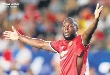  ?? Picture: Reuters ?? ROMELU LUKAKU