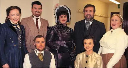  ??  ?? The cast of Kilrush Drama Group’s ‘Hedda Gabler’. See No 1.