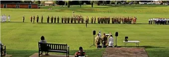  ?? Photos: Contribute­d ?? ON PARADE: Toowoomba’s three Defence Force Cadet services combined on Sunday to hold their annual parade at the Toowoomba Grammar School oval.