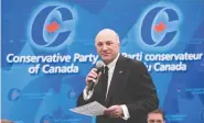  ?? PAUL CHIASSON / THE CANADIAN PRESS FILES ?? Businessma­n Kevin O’leary was a leadership candidate
for the Conservati­ve party in 2017.