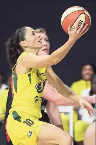  ?? Phelan M. Ebenhack / Associated Press ?? Seattle Storm guard and former UConn star Sue Bird is one win away from her fourth career WNBA title.