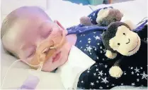  ??  ?? PAINFUL CASE But baby Charlie Gard’s parents should be allowed to have the final say